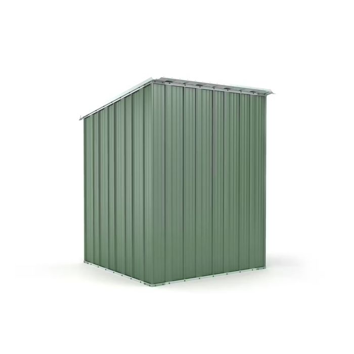 Box in Acciaio Zincato Casetta da Giardino in Lamiera 1.55 x 1.75 m x h2.02 m - 60 KG – 2.71 metri quadri - VERDE
