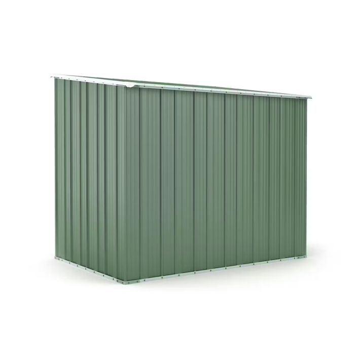 Box in Acciaio Zincato Casetta da Giardino in Lamiera 2.31 x 1.75 m x h2.02 m - 81 KG – 4.04 metri quadri - VERDE