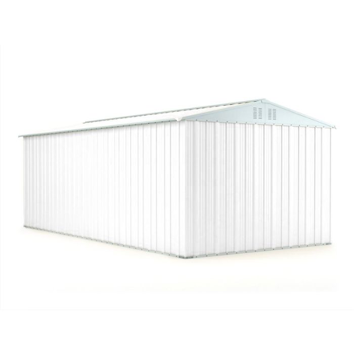Box in Acciaio Zincato 3.27 x 6.11 m x h2.35 m - 346 KG – 19 metri quadri - BIANCO