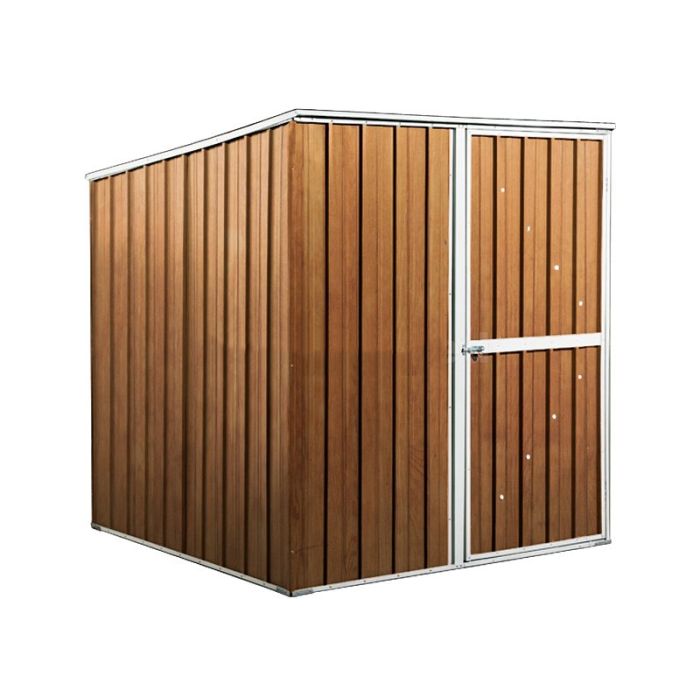 Box in Acciaio Zincato 1.75 x 1.85 m x h1.92 m - 70 KG - 2,92 metri quadri - LEGNO