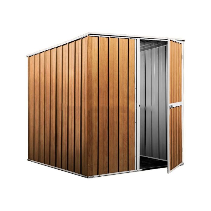 Box in Acciaio Zincato 1.75 x 1.85 m x h1.92 m - 70 KG - 2,92 metri quadri - LEGNO
