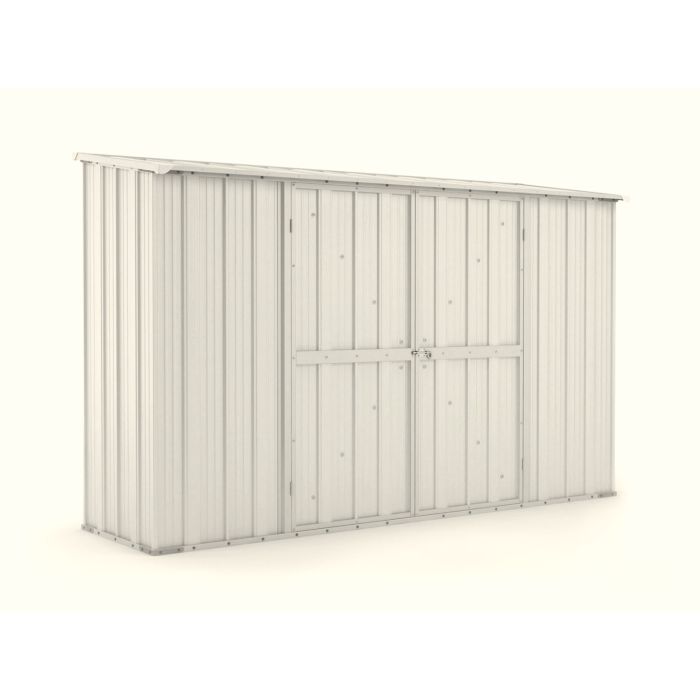 Box in Acciaio Zincato 3.07 x 1.00 m x h1.92 m - 75 KG - 3.07 metri quadri - BIANCO