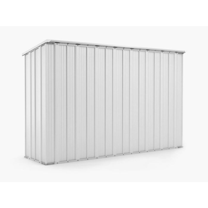 Box in Acciaio Zincato 3.07 x 1.00 m x h1.92 m - 75 KG - 3.07 metri quadri - BIANCO
