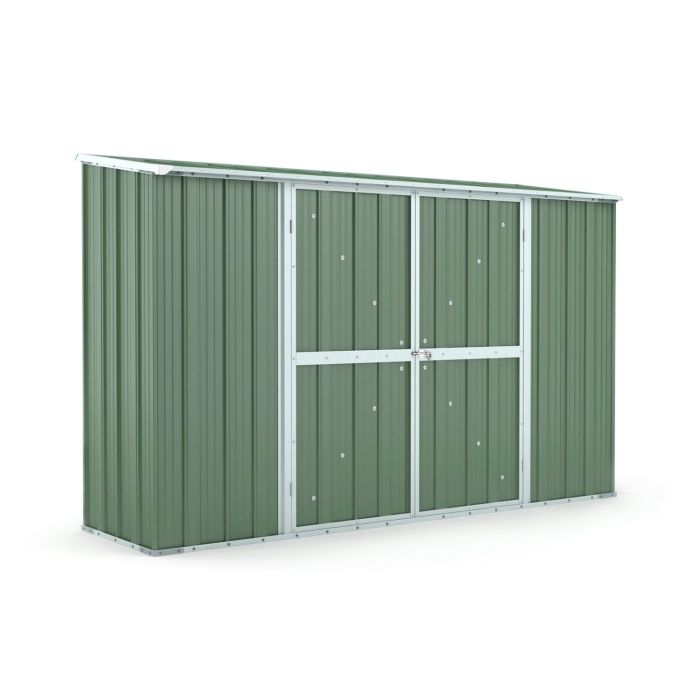 Box in Acciaio Zincato 3.07 x 1.00 m x h1.92 m - 75 KG - 3.07 metri quadri - VERDE