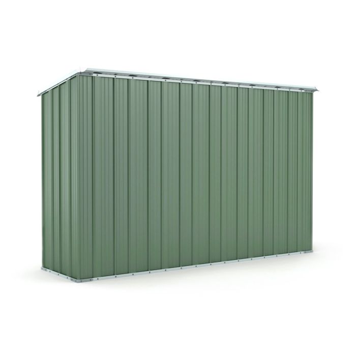 Box in Acciaio Zincato 3.07 x 1.00 m x h1.92 m - 75 KG - 3.07 metri quadri - VERDE