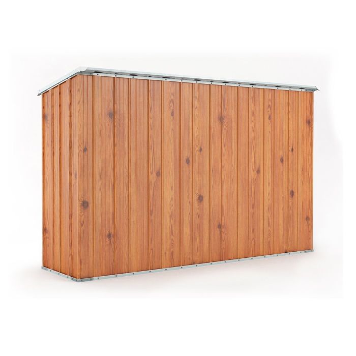Box in Acciaio Zincato 3.07 x 1.00 m x h1.92 m - 75 KG - 3.07 metri quadri - LEGNO