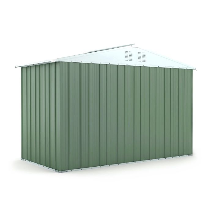 Box in Acciaio Zincato 3.27 x 1.55 m x h2.17 m - 114 KG - 5.06 metri quadri - VERDE