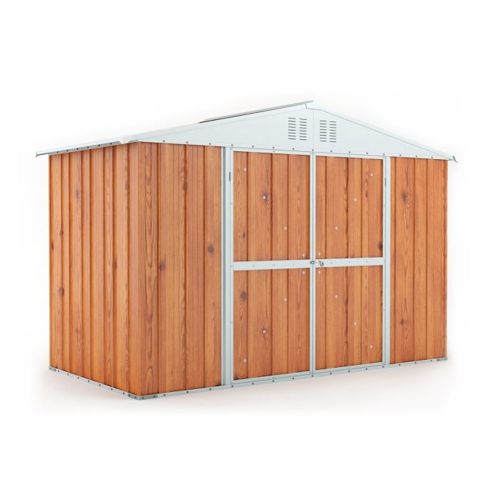 Box in Acciaio Zincato 3.27 x 1.55 m x h2.17 m - 114 KG - 5.06 metri quadri - LEGNO