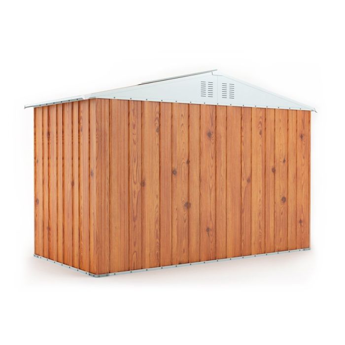 Box in Acciaio Zincato 3.27 x 1.55 m x h2.17 m - 114 KG - 5.06 metri quadri - LEGNO