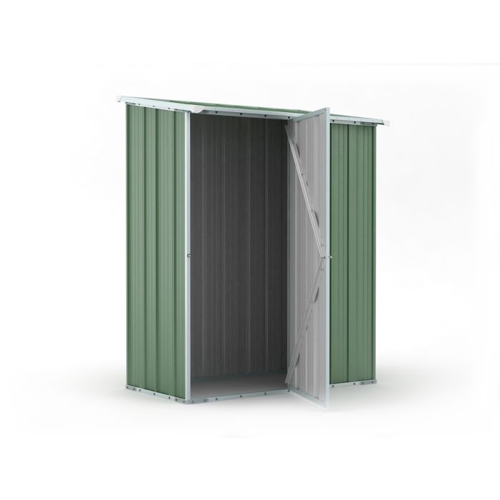 Box in Acciaio Zincato 1.55 x 1.00 m x h1.92 m - 50 KG – 1,55 metri quadri – VERDE