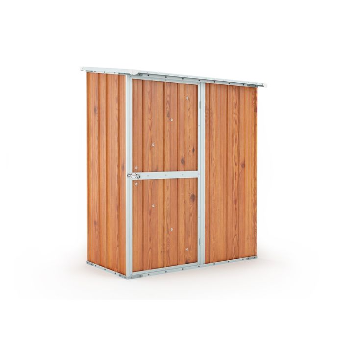Box in Acciaio Zincato 1.55 x 1.00 m x h1.92 m - 50 KG – 1,55 metri quadri – LEGNO