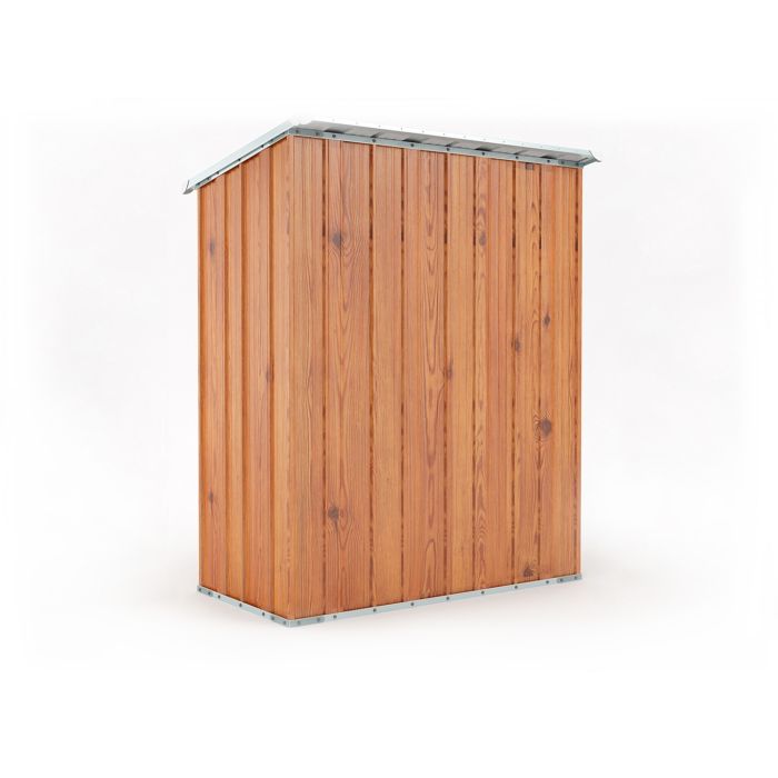 Box in Acciaio Zincato 1.55 x 1.00 m x h1.92 m - 50 KG – 1,55 metri quadri – LEGNO