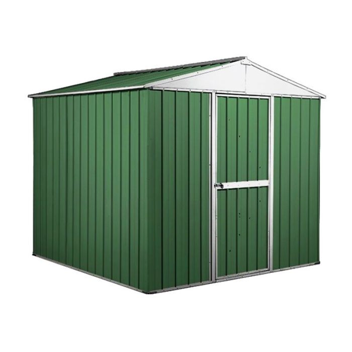 Box in Acciaio Zincato Casetta da Giardino 2.75 x 1.75 m x h2.15 m - 87 KG – 4.81 metri quadri - VERDE