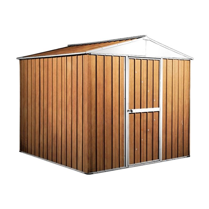 Box in Acciaio Zincato Casetta da Giardino 2.75 x 1.75 m x h2.15 m - 87 KG – 4.81 metri quadri - LEGNO