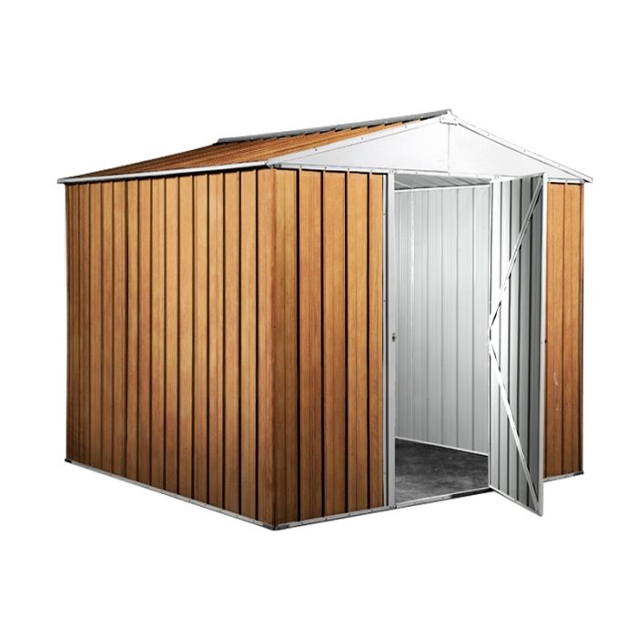 Box in Acciaio Zincato Casetta da Giardino 2.75 x 1.75 m x h2.15 m - 87 KG – 4.81 metri quadri - LEGNO