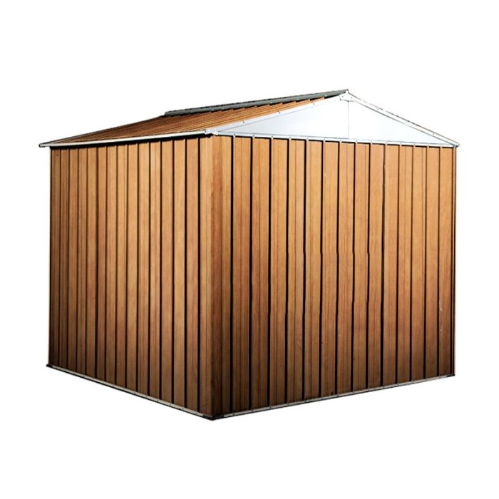Box in Acciaio Zincato Casetta da Giardino 2.75 x 1.75 m x h2.15 m - 87 KG – 4.81 metri quadri - LEGNO