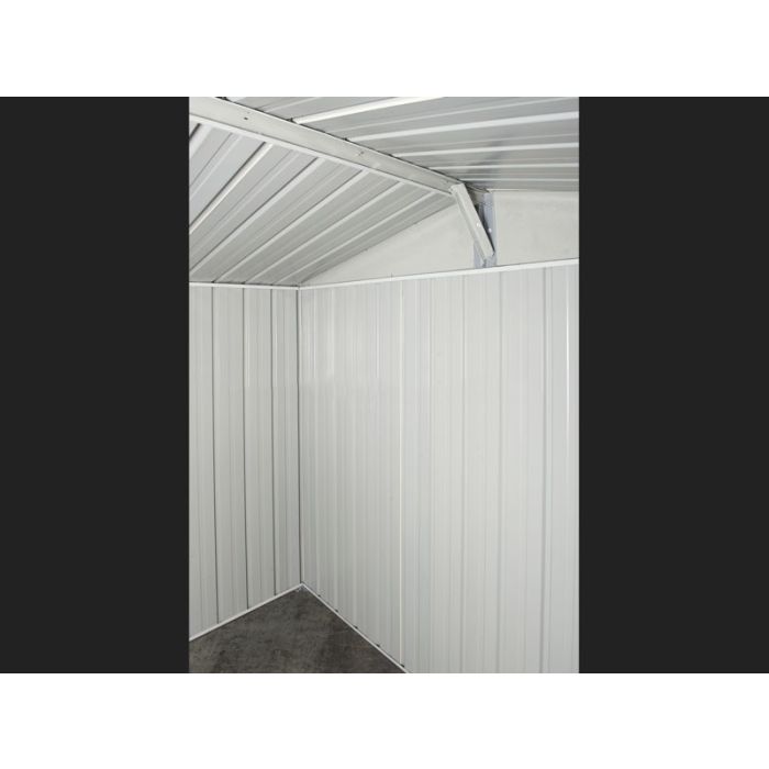 Box in Acciaio Zincato Casetta da Giardino 3.60 x 1.75 m x h2.15 m - 110 KG – 6.30 metri quadri - LEGNO 