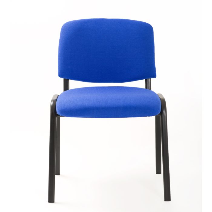 Sedia Imbottita Impilabile in Tessuto BLU - Ufficio Riunione