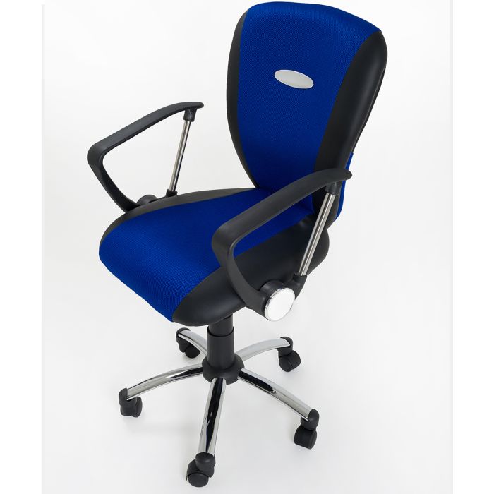 Poltrona Operativa da Ufficio in Mesh / Eco pelle - Mod. Smart