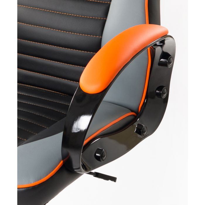 Poltrona da Ufficio Presidenziale - Mod. Sport Racing - ideale per Gaming - Arancio