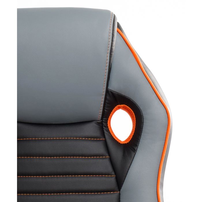 Poltrona da Ufficio Presidenziale - Mod. Sport Racing - ideale per Gaming - Arancio