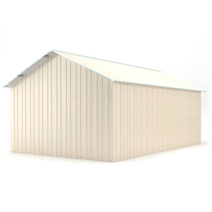 Box in Acciaio Zincato 4.38 x 7.24 m x h 3.31 m - 585 KG – 31,7 metri quadri - BEIGE