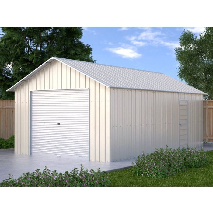 Box in Acciaio Zincato 4.38 x 8.76 m x h 3.31 m - 692 KG – 38.37 metri quadri - BEIGE