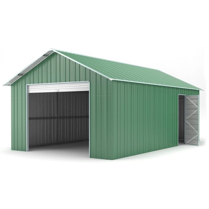 Box in Acciaio Zincato 4.38 x 11.80 m x h 3.31 m - 906 KG – 51.68 metri quadri - VERDE