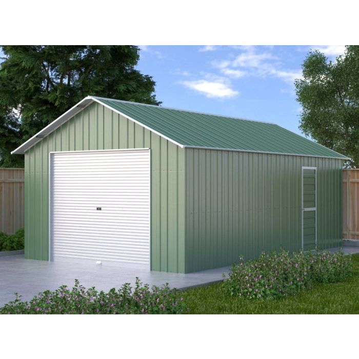 Box in Acciaio Zincato 4.38 x 11.80 m x h 3.31 m - 906 KG – 51.68 metri quadri - VERDE
