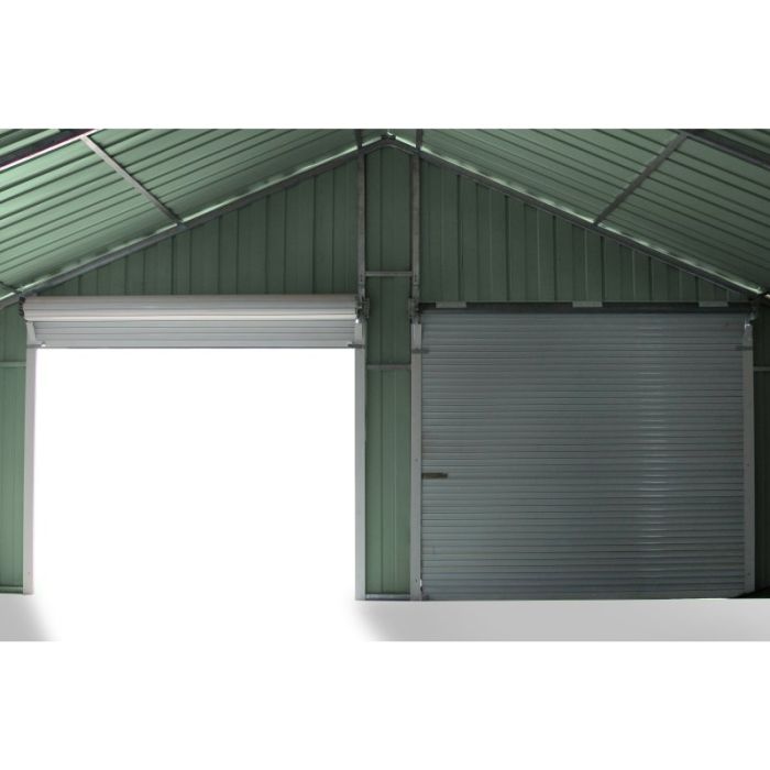 Box in Acciaio Zincato 6.64 x 7.21 m x h3.72 m - 810 KG – 43.8 metri quadri - VERDE