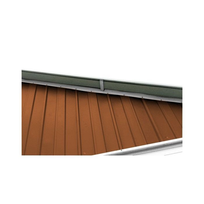 Box in Acciaio Zincato Casetta da Giardino in Lamiera Box Auto 6.66 x 8.76 m x h 3.80 m - 935 KG – 58.34 metri quadri - LEGNO