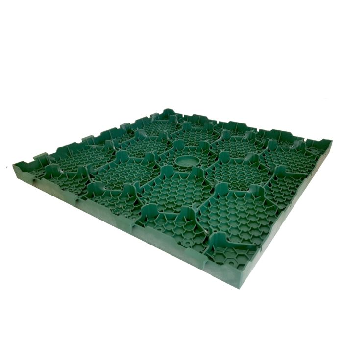 Kit Piastrelle pavimento resina verde drenante per Box In Acciaio Zincato Casetta da Giardino 6.66 x 10.28 m - NTK07264AB2/V2/W2