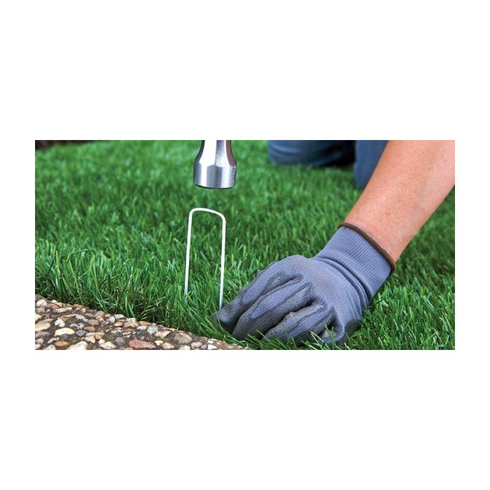 Picchetti Telo Pacciamatura Ancoraggio a Terra Giardino Chiodi a U - 100 Pezzi