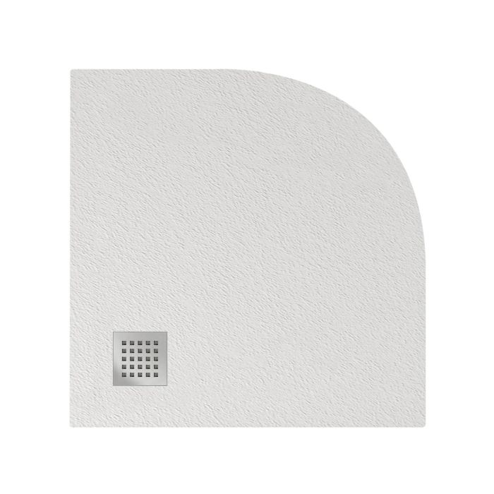 Piatto Doccia in Marmoresina Bianco Effetto Pietra modello Side 