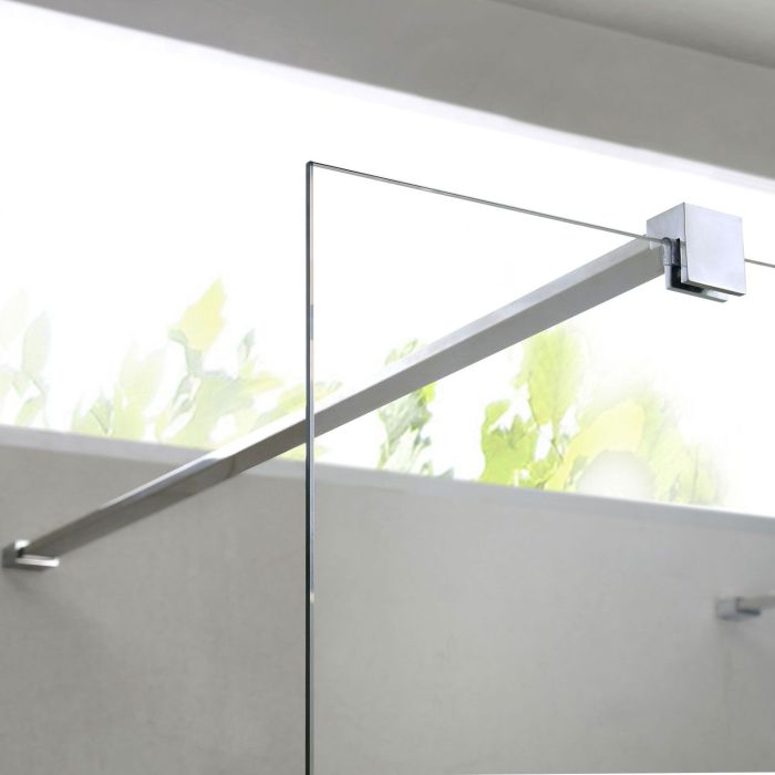 Parete doccia modello Walk In 1 - H 198 cm - vetro trasparente 8mm 