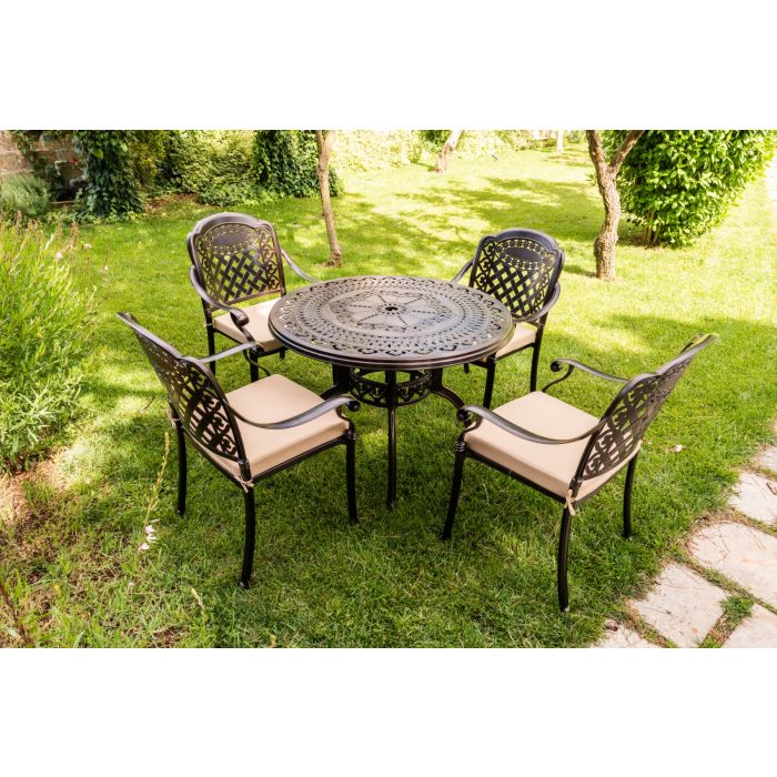 Tavolo da giardino modello Cuore - diametro 100 cm