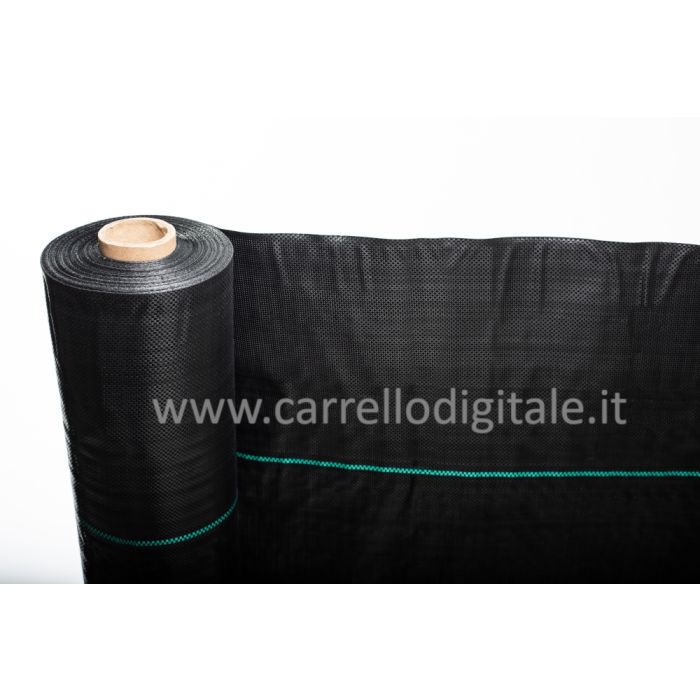 Telo Pacciamatura Antierbacce DI GIULIO – Polietilene Nero Larghezza 110 Cm, Rotolo Senza Fori