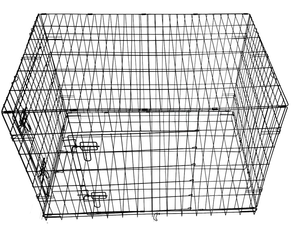 Gabbia per Cani, Gatti e Animali di Piccola Taglia 108 x 72 x H 77 cm 