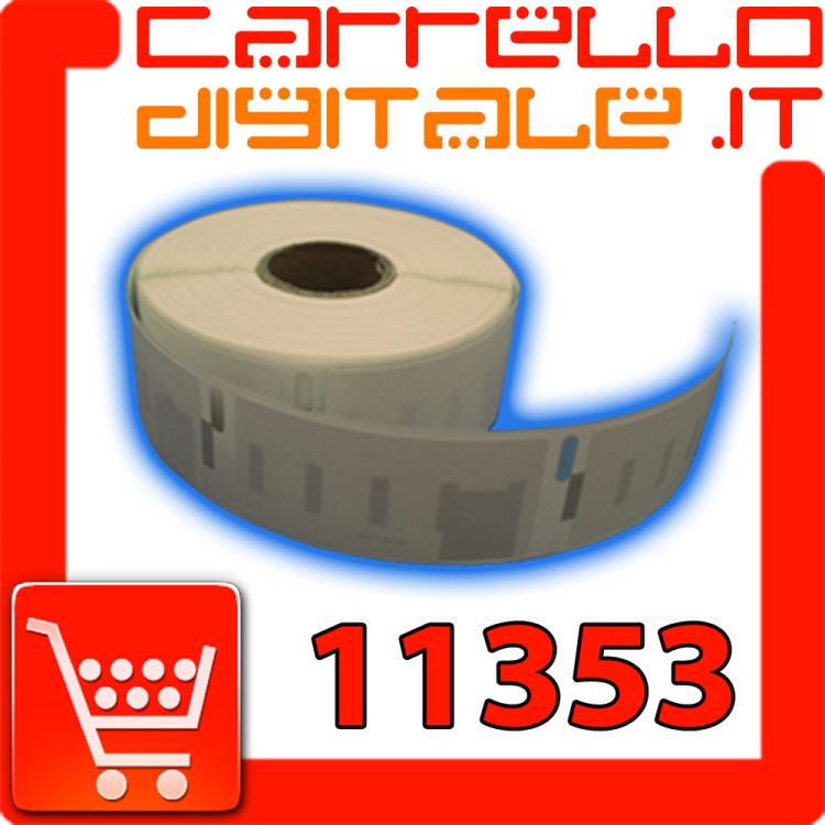Etichette Compatibili con Dymo 11353 Bixolon Seiko 1 Rotolo