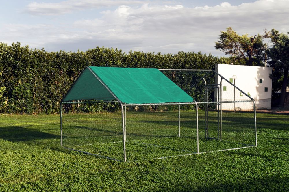 Gabbia per animali da esterno - Recinto per Polli 3 x 4m x 2m H  - 12 mq - 73Kg
