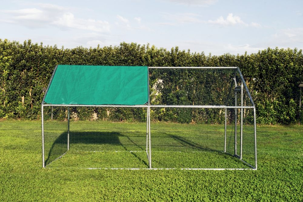 Gabbia per animali da esterno - Recinto per Polli 3 x 4m x 2m H  - 12 mq - 73Kg