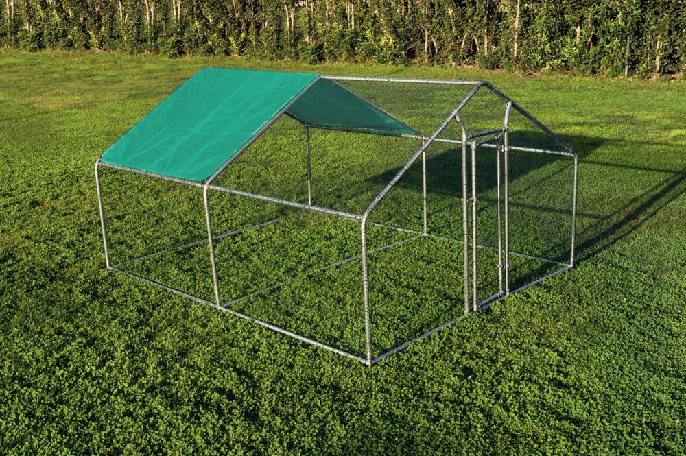 Gabbia per animali da esterno - Recinto per Polli 3 x 4m x 2m H  - 12 mq - 73Kg