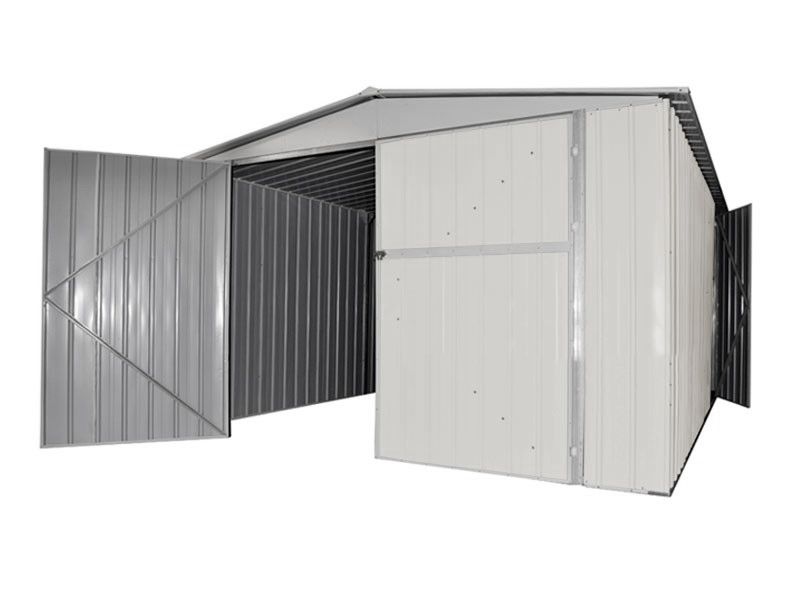 Box in Acciaio Zincato 3.60 x 5.14 m x h2.30 m - 320 KG - 18 metri quadri - BIANCO