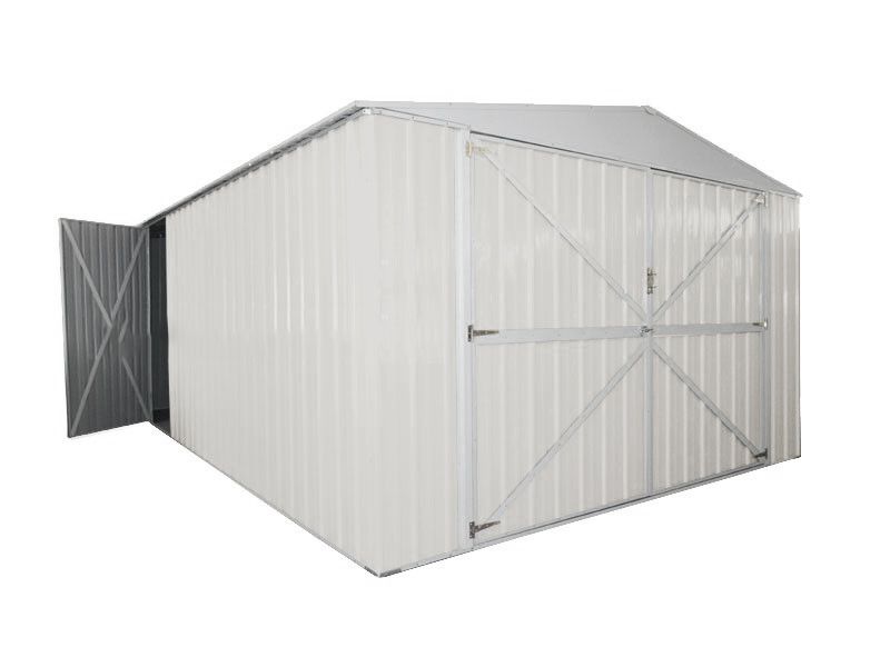 Box in Acciaio Zincato 3.60 x 5.14 m x h2.30 m - 320 KG - 18 metri quadri - BIANCO