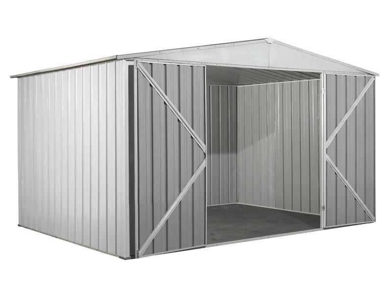 Box in Acciaio Zincato 3.60 x 2.60 m x h2.12 m  - 130 KG - 9,1 metri quadri - BIANCO