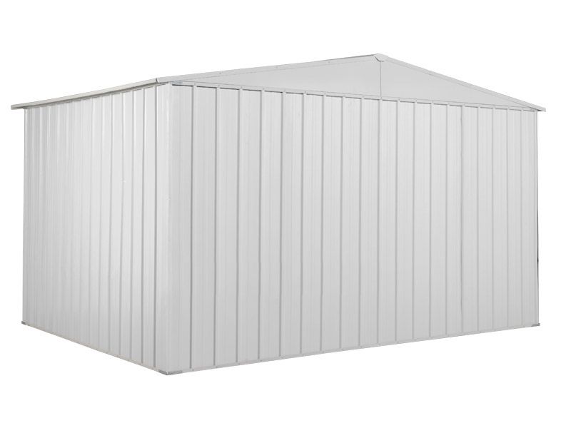Box in Acciaio Zincato 3.60 x 2.60 m x h2.12 m  - 130 KG - 9,1 metri quadri - BIANCO