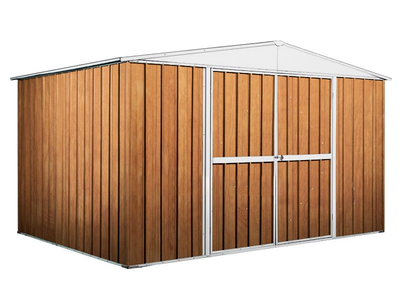 Box in Acciaio Zincato 3.60 x 2.60 m x h2.12 m  - 130 KG - 9,1 metri quadri - LEGNO