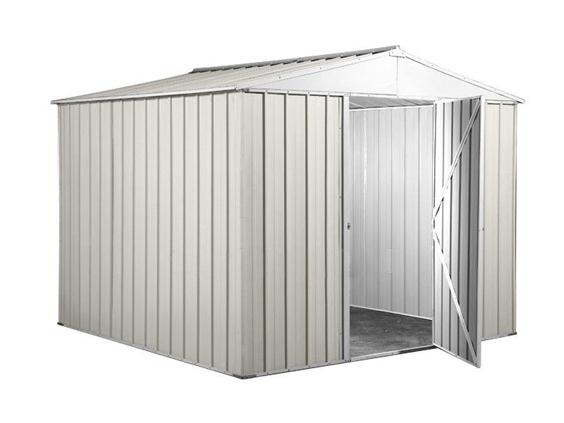 Box in Acciaio Zincato 2.76 x 2.60 m x h2.12 m - 110 KG – 6,76 metri quadri - BIANCO