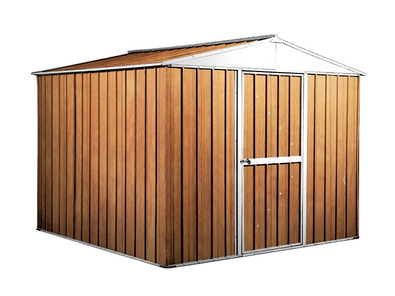 Box in Acciaio Zincato 2.76 x 2.60 m x h2.12 m - 110 KG – 7,2 metri quadri - LEGNO