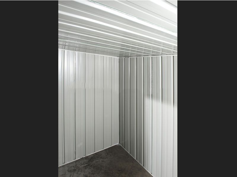 Box in Acciaio Zincato 2.60 x 1.85 m x h1.92 m - 85 KG – 4,8 metri quadri - LEGNO